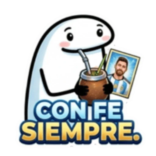 FLORK "CÁBALA MESSI" 🇦🇷🐐🧉⚽🏆 sticker 14