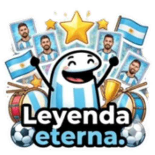 FLORK "CÁBALA MESSI" 🇦🇷🐐🧉⚽🏆 sticker 20