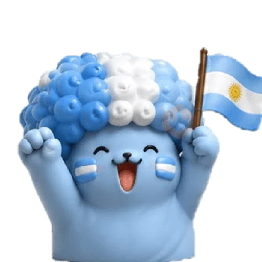 Nub Nub Cat 3d Argentina 🇦🇷🐾✨ sticker 11