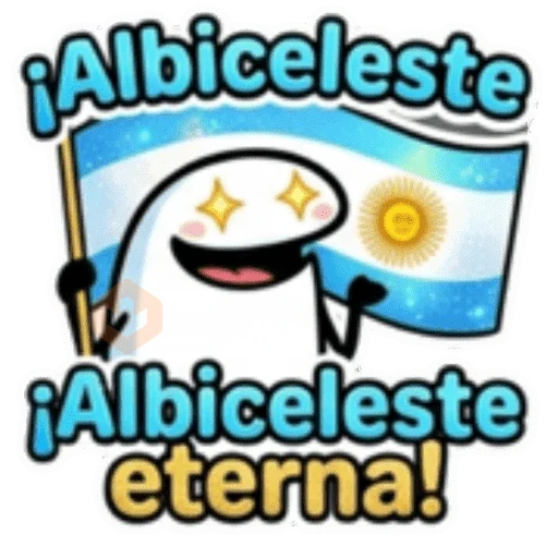 FLORK HINCHA DE ARGENTINA 🇦🇷🏆 sticker 22