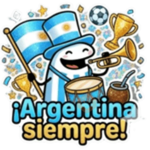 FLORK HINCHA DE ARGENTINA 🇦🇷🏆 sticker 25