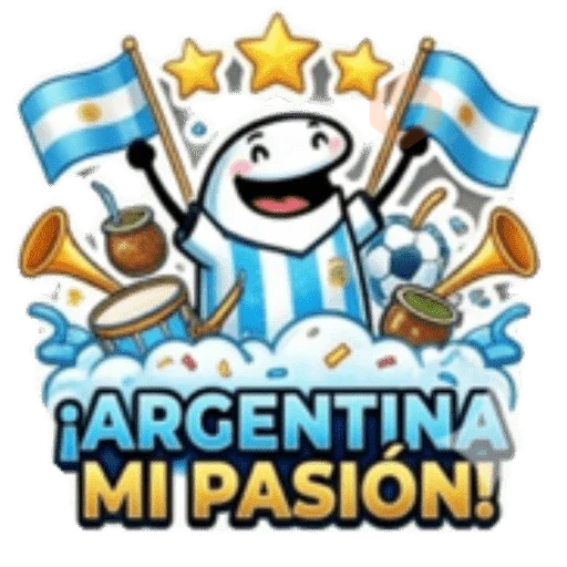 FLORK HINCHA DE ARGENTINA 🇦🇷🏆 sticker 15