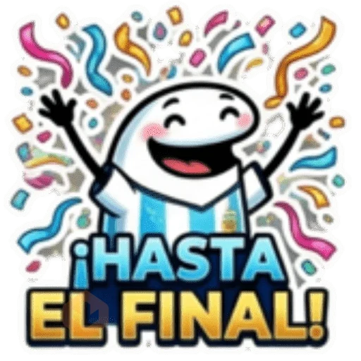 FLORK HINCHA DE ARGENTINA 🇦🇷🏆 sticker 12