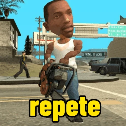 memes Carl Jhonson | CJ GTA sticker 13