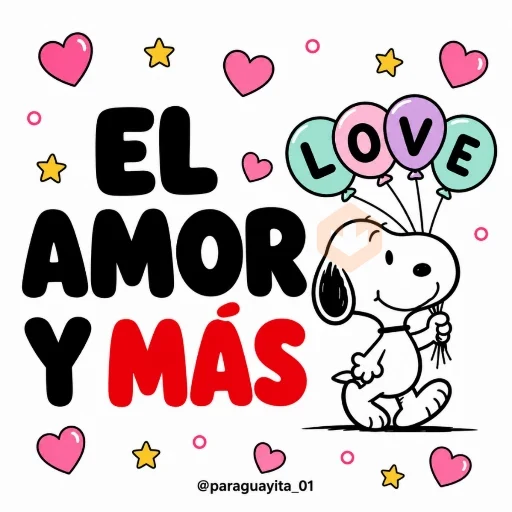 ✨️🌹❣️ Snoopy AMOR ❣️🌹✨️ sticker 11
