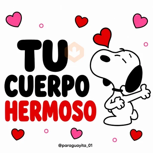 ✨️🌹❣️ Snoopy AMOR ❣️🌹✨️ sticker 13