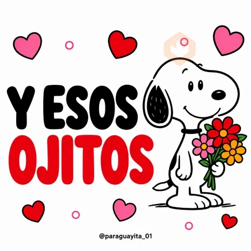 ✨️🌹❣️ Snoopy AMOR ❣️🌹✨️ sticker 15