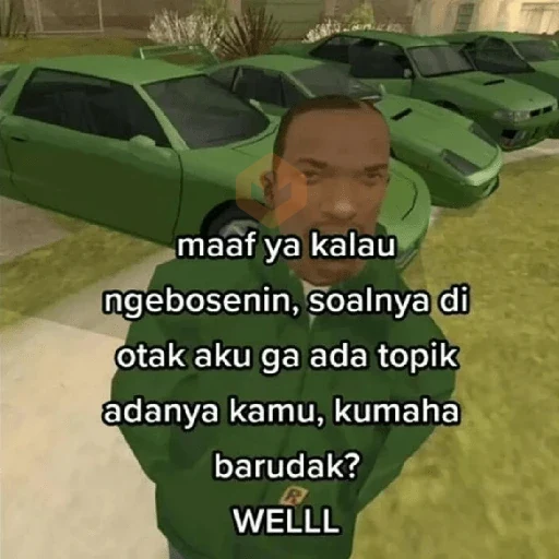 bucin gta meme sticker 13