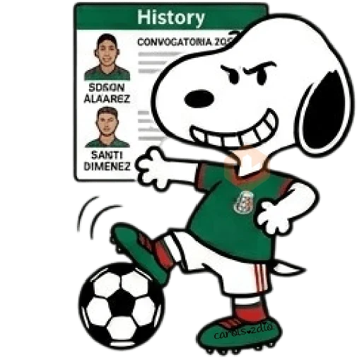 Snoopy México Mundial 2026 ⚽🇲🇽 sticker 11