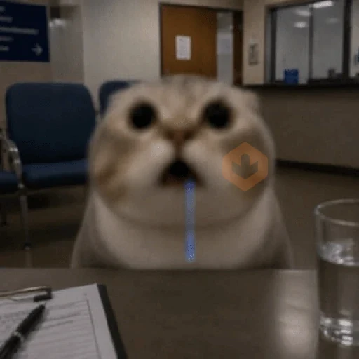 gato babando sticker 11