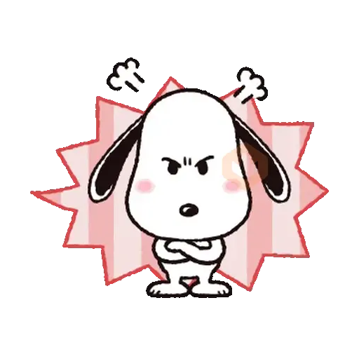 🐶 Snoopy para contestar 🗨️📱 sticker 11