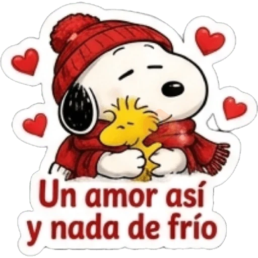 Snoopy Amor en Invierno 🐾❤️ sticker 14