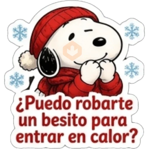 Snoopy Amor en Invierno 🐾❤️ sticker 13