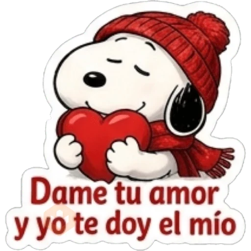 Snoopy Amor en Invierno 🐾❤️ sticker 12