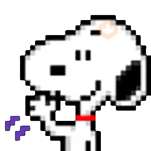 Snoopy Pixel ✨🐾 sticker 15