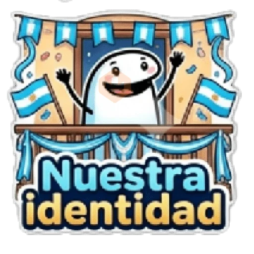 Flork Independencia Argentina sticker 18