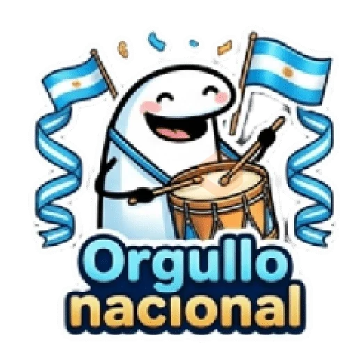 Flork Independencia Argentina sticker 14
