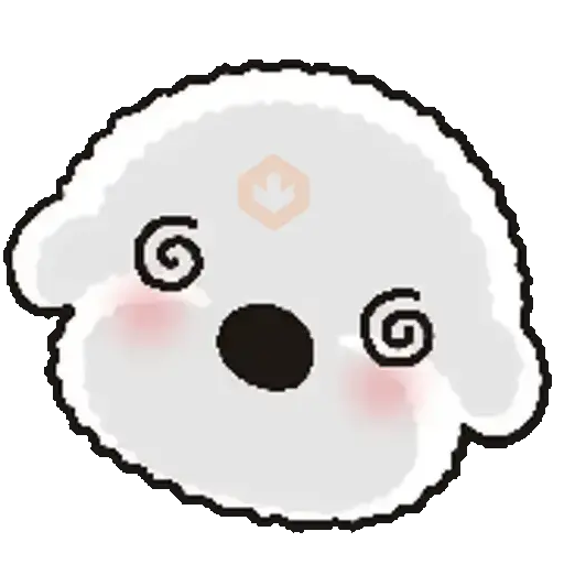 Emoji Perrito Blanco Animado 🐶 sticker 13