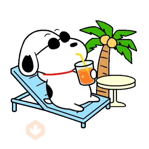 Snoopy Summer ⛱️🌞 sticker 12