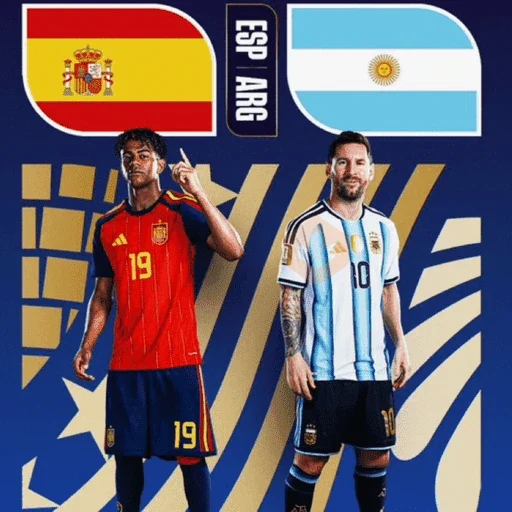 Argentina vs España sticker 14