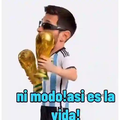 pa' la final Argentina España sticker 19
