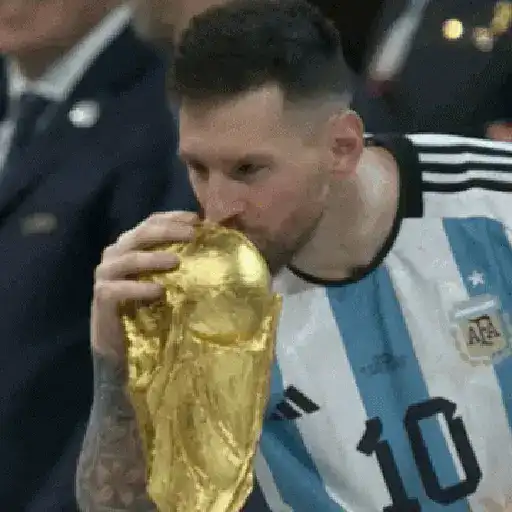 Messi 😎 argentina a la final sticker 16