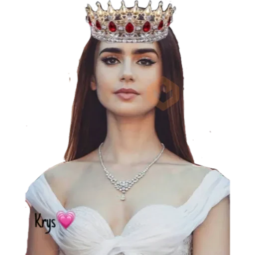 Lily Collins (By 𝓚𝓻𝔂𝓼) sticker 13