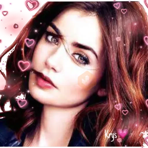 Lily Collins (By 𝓚𝓻𝔂𝓼) sticker 30