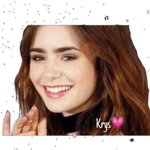 Lily Collins (By 𝓚𝓻𝔂𝓼) sticker 20