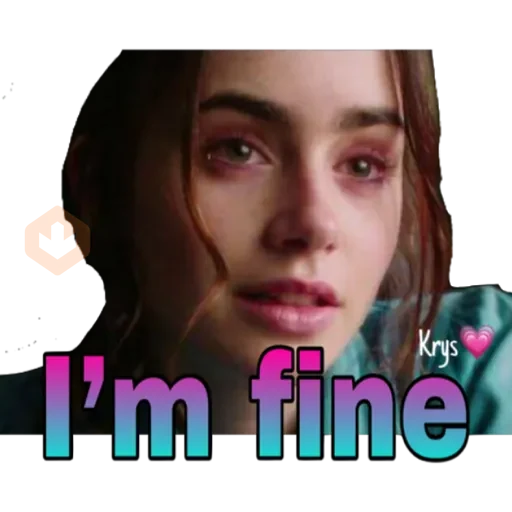 Lily Collins (By 𝓚𝓻𝔂𝓼) sticker 27