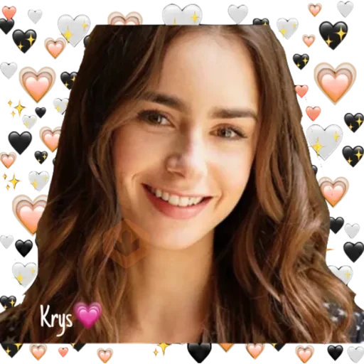 Lily Collins (By 𝓚𝓻𝔂𝓼) sticker 23