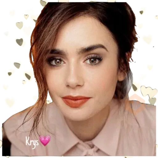 Lily Collins (By 𝓚𝓻𝔂𝓼) sticker 19