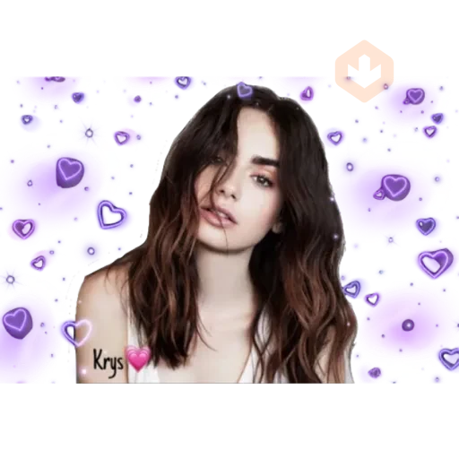 Lily Collins (By 𝓚𝓻𝔂𝓼) sticker 25