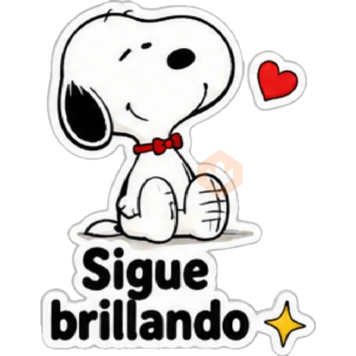 Snoopy con Cariño 🐾💕 sticker 14