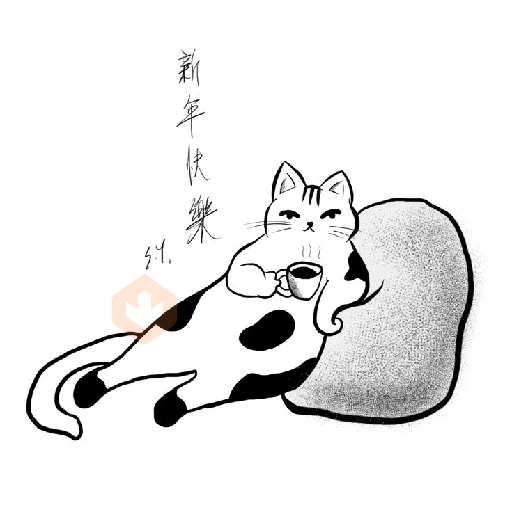 Gatos sticker 24
