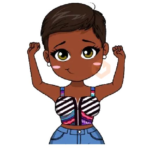 Bonequinhas para reagir ✨️ sticker 11