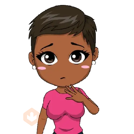 Bonequinhas para reagir ✨️ sticker 12