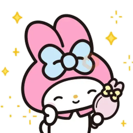 My Melody & Kuromi 💜💗✨ sticker 11