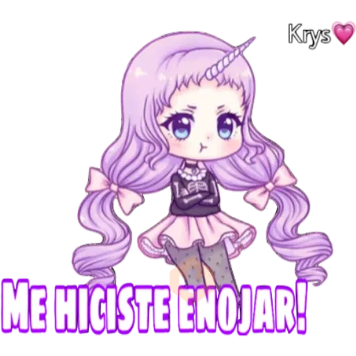 Unicorn girl 🦄💕 sticker 18