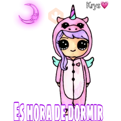 Unicorn girl 🦄💕 sticker 11