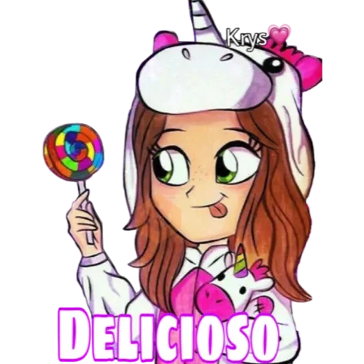 Unicorn girl 🦄💕 sticker 24
