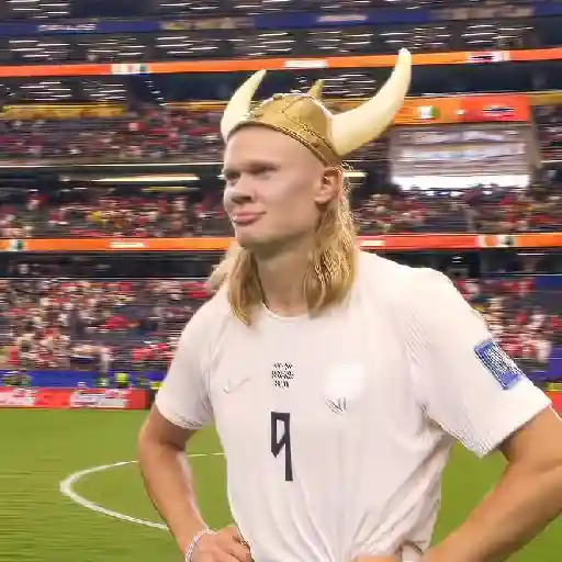 Erling Haaland 🔝 Reações sticker 11