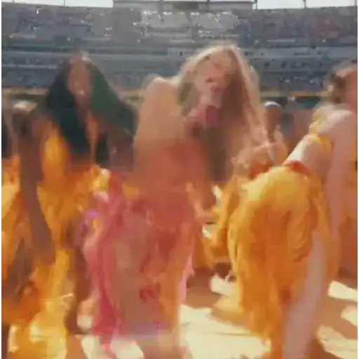 Shakira y BTS mundial clausura sticker 19