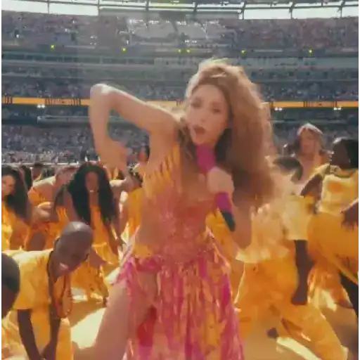 Shakira y BTS mundial clausura sticker 18
