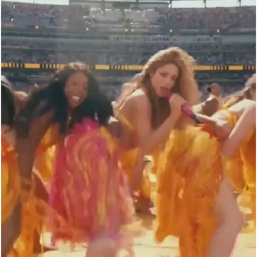 Shakira y BTS mundial clausura sticker 15