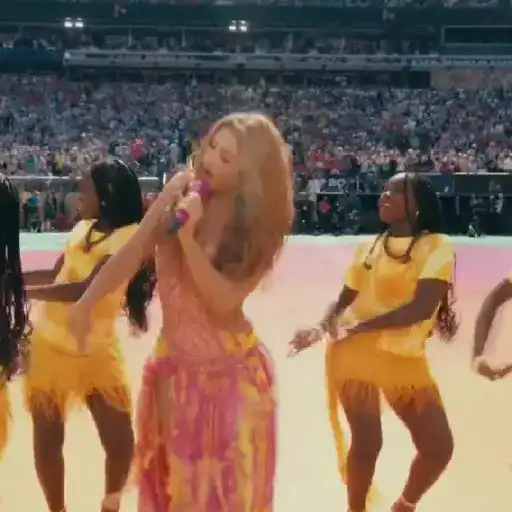 Shakira y BTS mundial clausura sticker 21