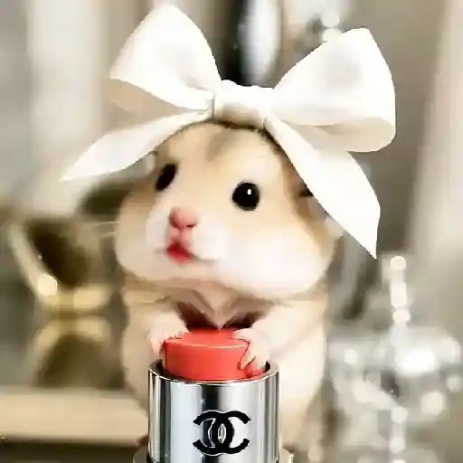 🐹💄HAMSTER Maquillándose💄🐹 sticker 14