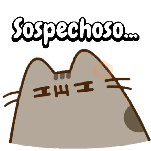 Pusheen Texto sticker 11