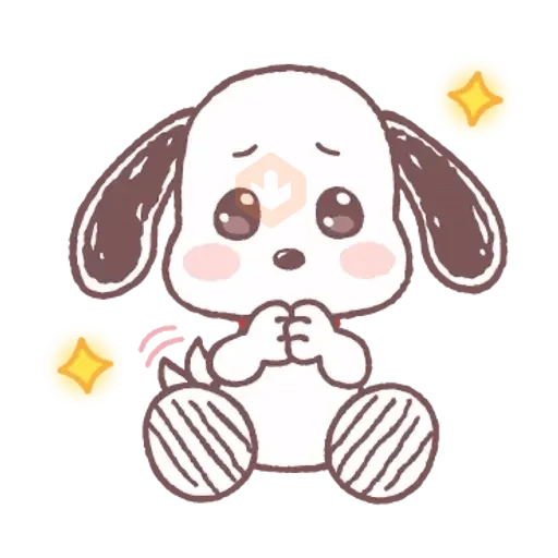 💛 Snoopy So Cute 🦴🐶🏡2️⃣ sticker 13