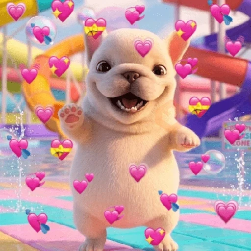 Pibble Love ❤️💗🩵💛 sticker 11